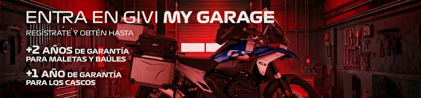 Extiende tu garantia con MyGarage by Givi